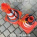 Конус дорожный гибкий с утяжелителем КДМК-05+ Киев низкая цена в грн, в т.ч. с НДС, доставка по Украине
