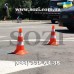 Конусы дорожные пластиковые 52см КД07 Киев низкая цена в грн, в т.ч. с НДС, доставка по всей Украине
