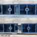 Резиновые колесоотбойники 183см с креплениями для монтажа в комплекте - РКС032+КР