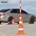 Конус дорожный высокий утяжеленный КДМ10+, 3 светоотражающие полосы - Киев низкая цена в грн, в т.ч. с НДС, доставка по всей Украине