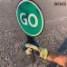 Пластиковый ручной дорожный знак YES-NO ДЗР-01 - Стоп контроль - низкая цена в грн,  доставка по Украине