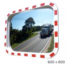 ДЗ-MEGA600-800 дорожнє дзеркало прямокутне (600х800мм)