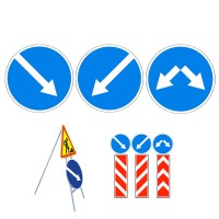 Знак 4.7, 4.8, 4.9 Объезд препятствия