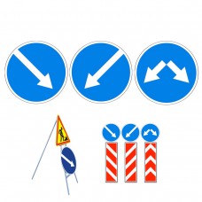 Знак 4.7, 4.8, 4.9 Объезд препятствия