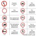 Знак в форме круга на композите - запрещающие, предписывающие - ДСТУ4100 - низкие цены в грн - Киев, Одесса, Львов, Харьков, Днепр
