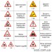 Дорожный pнак в форме треугольника на композите, ДСТУ4100 - низкие цены в грн - Киев, Одесса, Львов, Харьков, Днепр